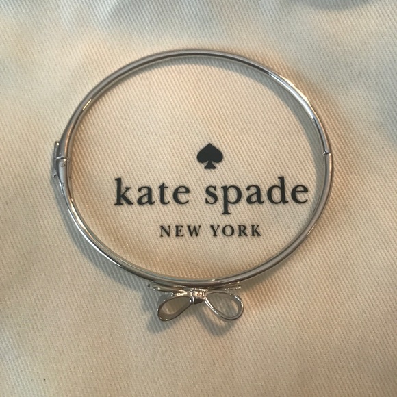 kate spade Jewelry - 🎉🎉Kate Spade Bow Bracelet in silver